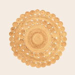 Maia Classic Circles Round Jute Rug