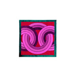 Maia Knotted Circles on Square Hand Tufted Wool Rug - Green - MAIA HOMES