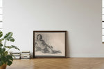 Framed room mockup - leaning