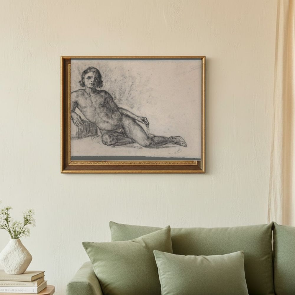 Framed room mockup - sage