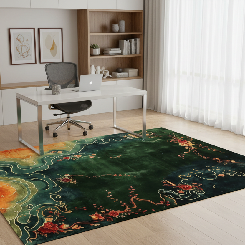 Mandarin Serenity Hand Tufted Rug