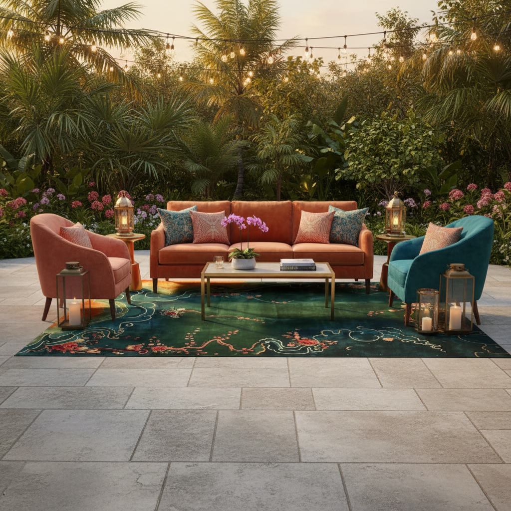 Mandarin Serenity Hand Tufted Rug