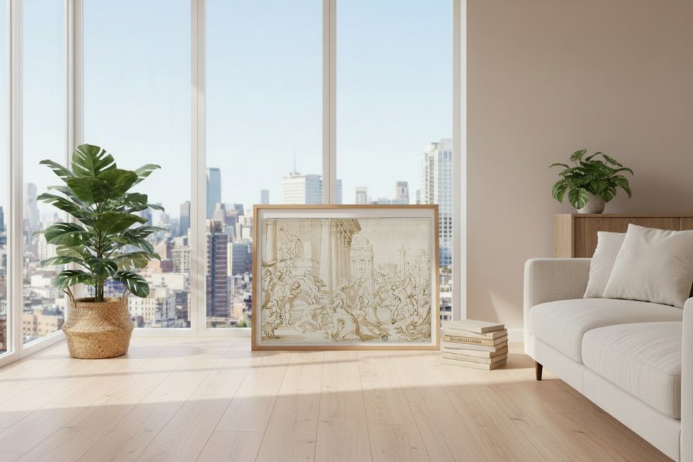 Framed room mockup - loft