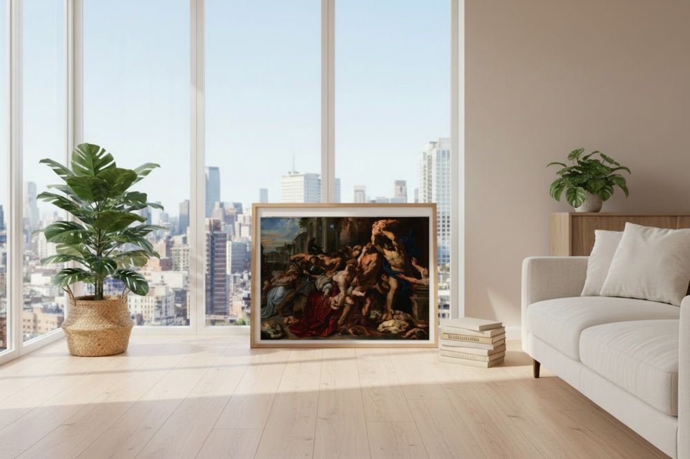 Framed room mockup - loft