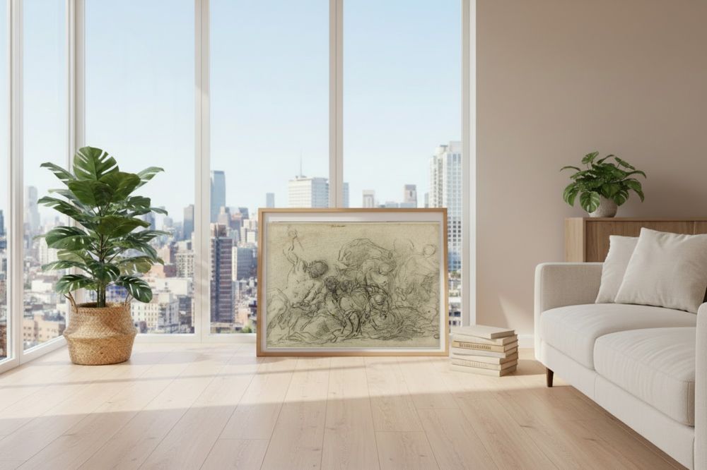 Framed room mockup - loft