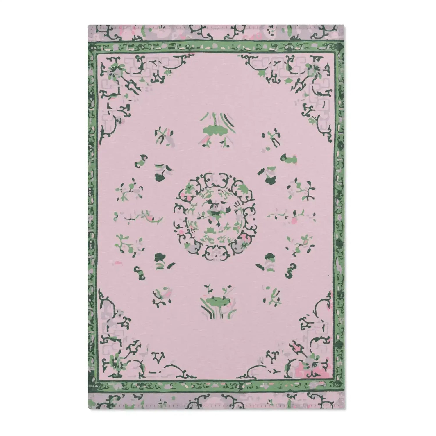 Matcha Blossom Dream Accent Rug