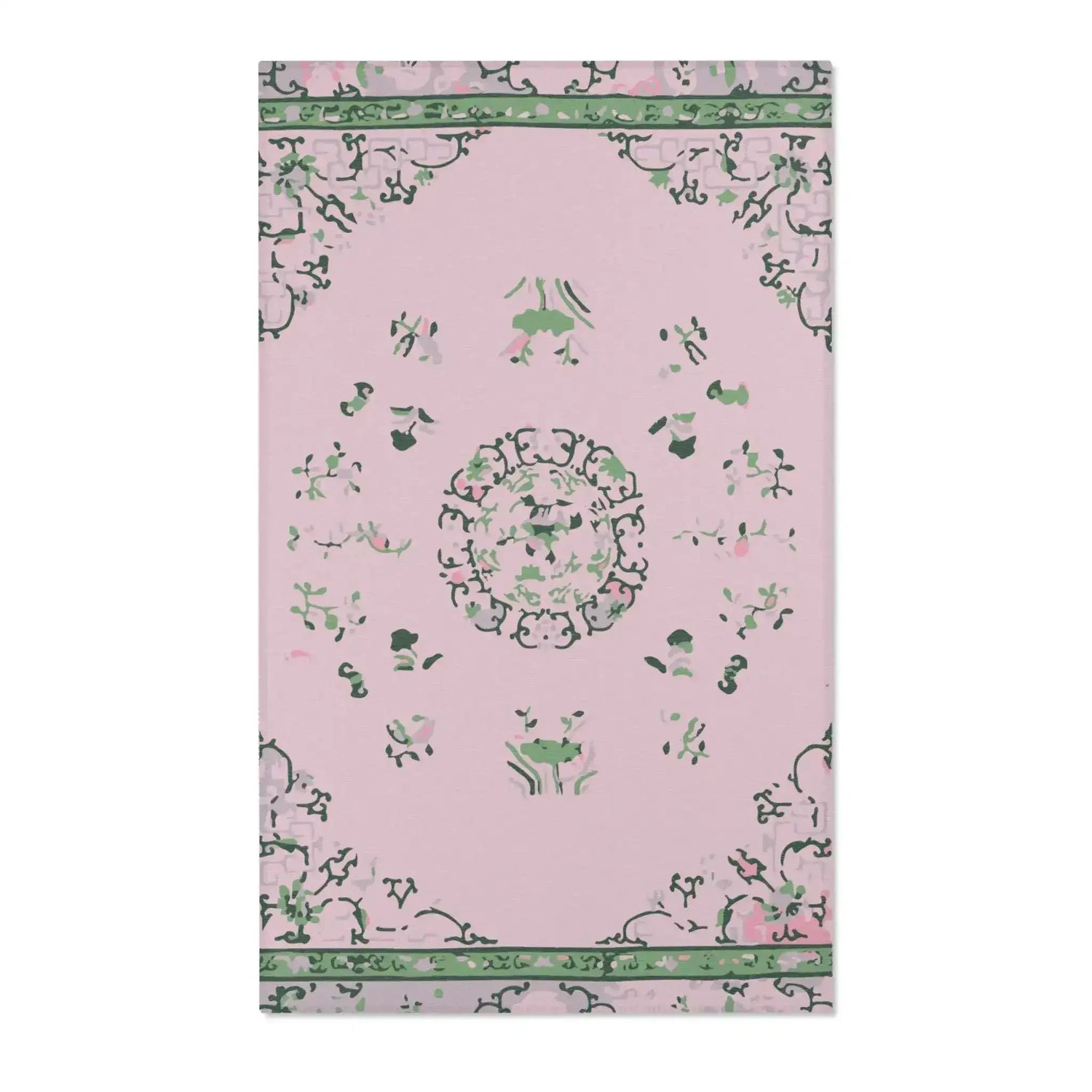 Matcha Blossom Dream Accent Rug