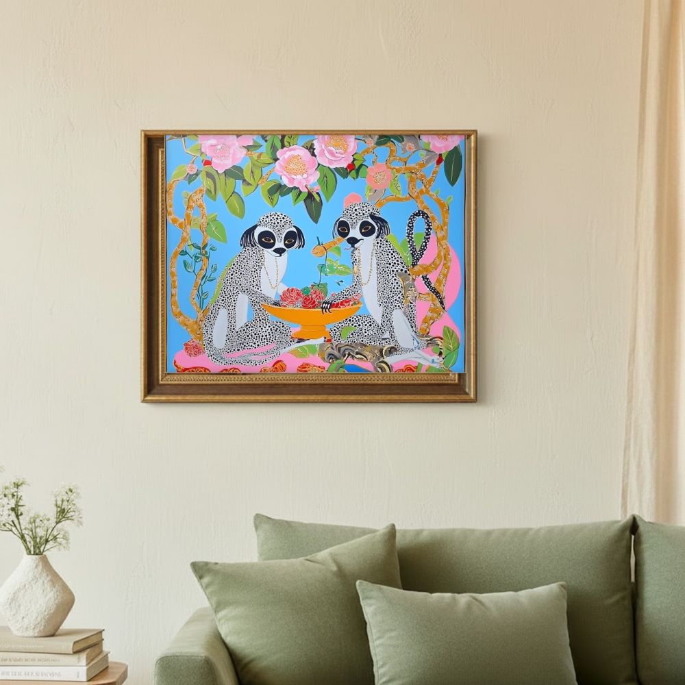 Framed room mockup - sage