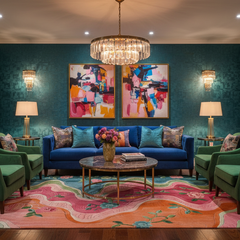 Meadow in Motion Hand Tufted Rug