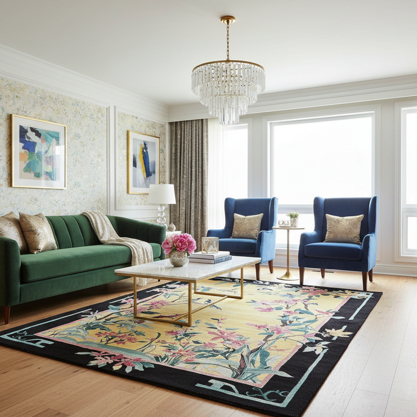 Meadow Walls Hand Tufted Rug