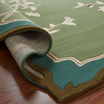 Meandering Petals Hand Tufted Wool Rug