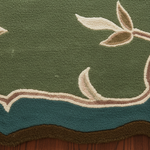 Meandering Petals Hand Tufted Wool Rug