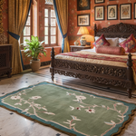 Meandering Petals Hand Tufted Wool Rug