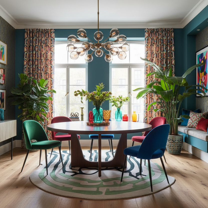 Meltdown Map Hand Tufted Rug