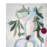 A stylish hand-tufted area rug featuring an abstract design with shades of green, blue, and red, perfect for adding a modern touch to your living room. This wool rug is ideal for those seeking unique area rugs for living room decor.