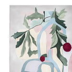 A stylish hand-tufted area rug featuring an abstract design with shades of green, blue, and red, perfect for adding a modern touch to your living room. This wool rug is ideal for those seeking unique area rugs for living room decor.