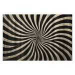A stunning area rug featuring a mesmerizing spiral design in black and beige, the Midnight Spiral Dance Hand Tufted Rug is perfect for adding a contemporary touch to any living room. This wool rug not only offers comfort but also elevates the aesthetic appeal of your space with its bold pattern.
