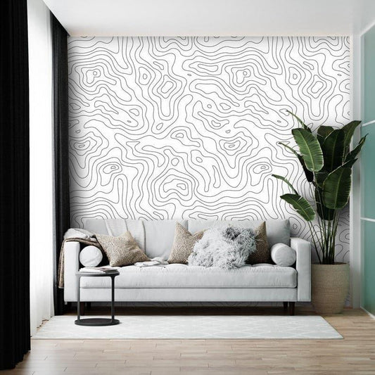 Minimalist Abstract Lines Wallpaper Mural Minimalist Abstract Lines Wallpaper Mural 