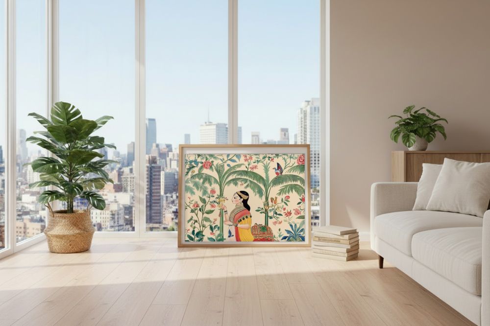 Framed room mockup - loft