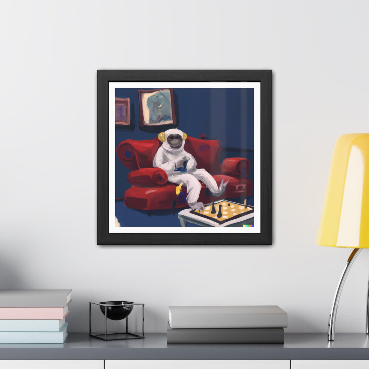 Monkey Astronaut Poster Wall Art