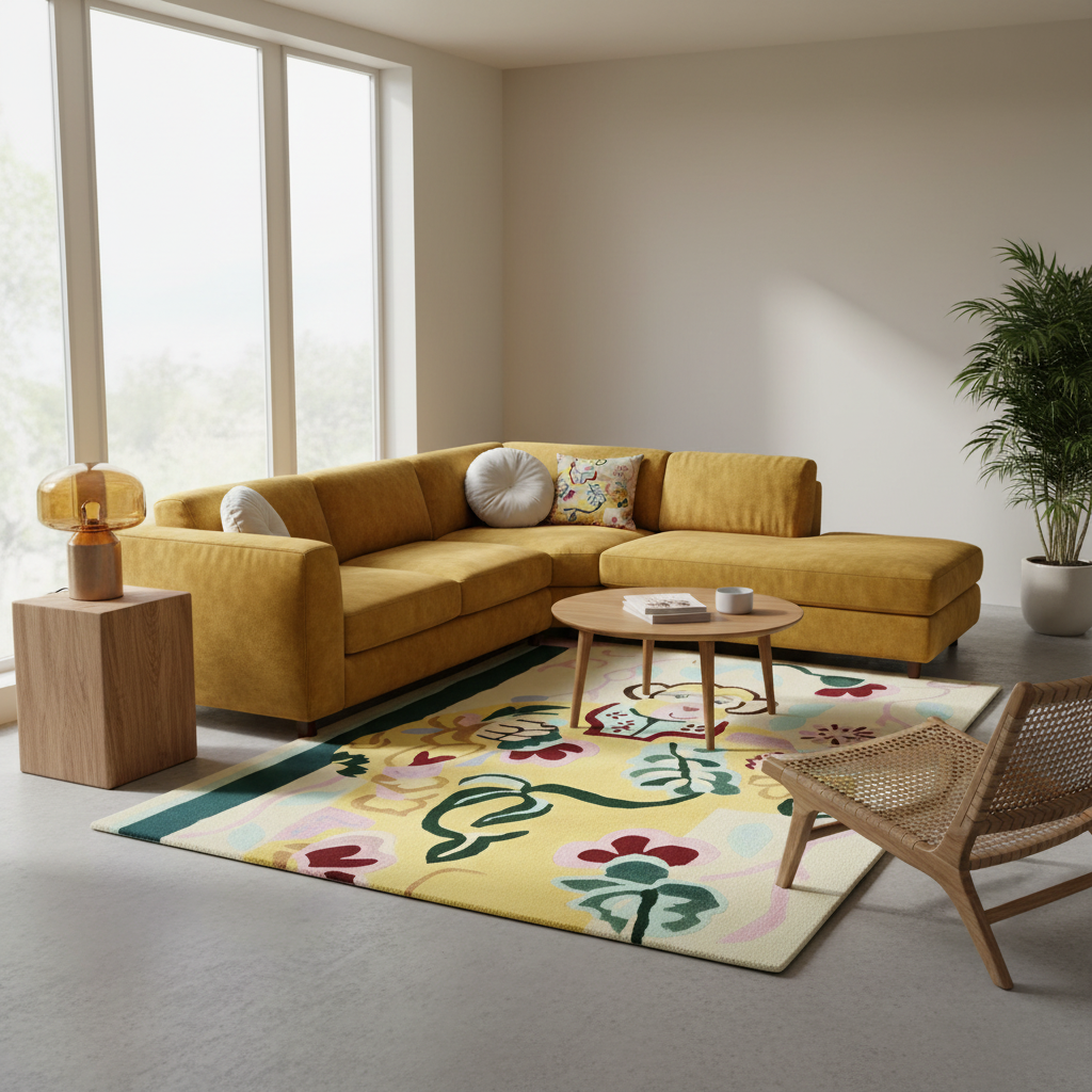 Monkey Magic Hand Tufted Rug