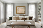 Framed room mockup - gold