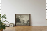 Framed room mockup - leaning