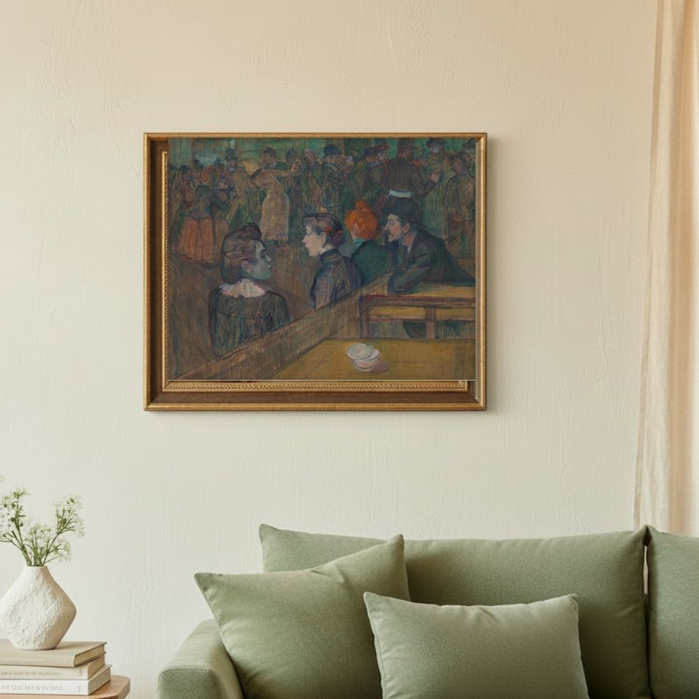 Framed room mockup - sage