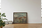 Framed room mockup - leaning