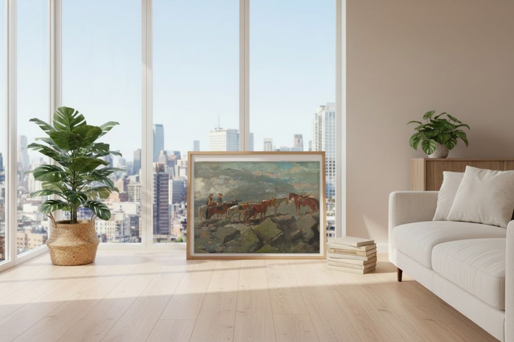 Framed room mockup - loft