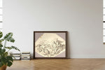 Framed room mockup - leaning