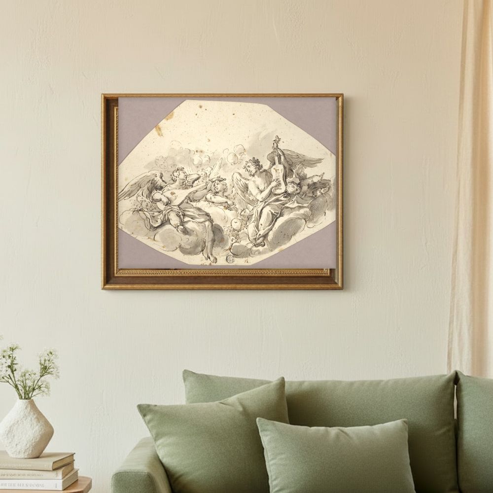 Framed room mockup - sage
