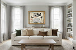 Framed room mockup - gold