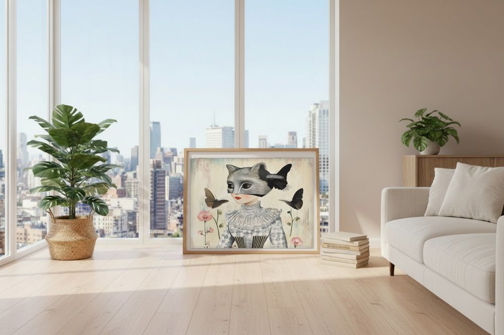 Framed room mockup - loft