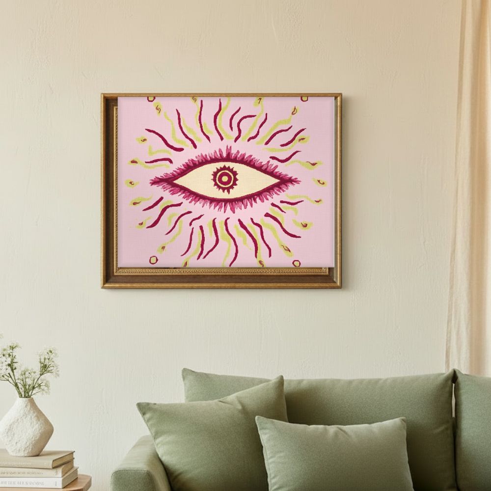 Framed room mockup - sage