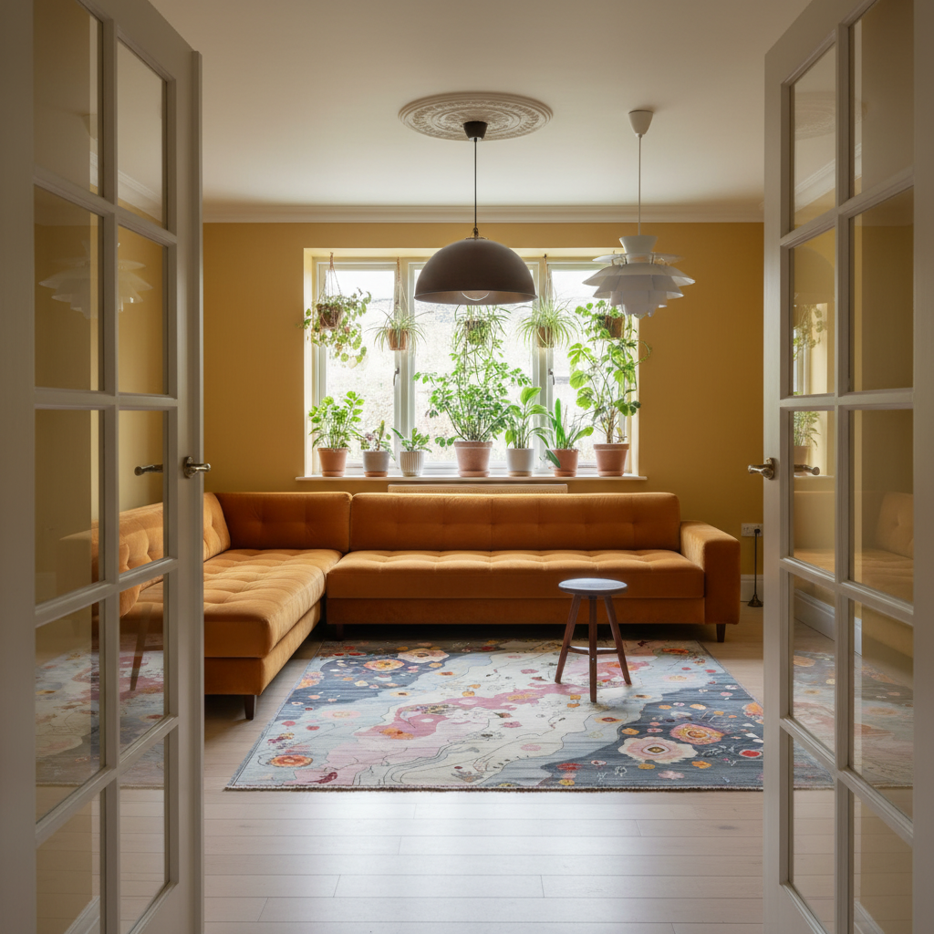 Mystic Meadow Hand Knotted Area Rug