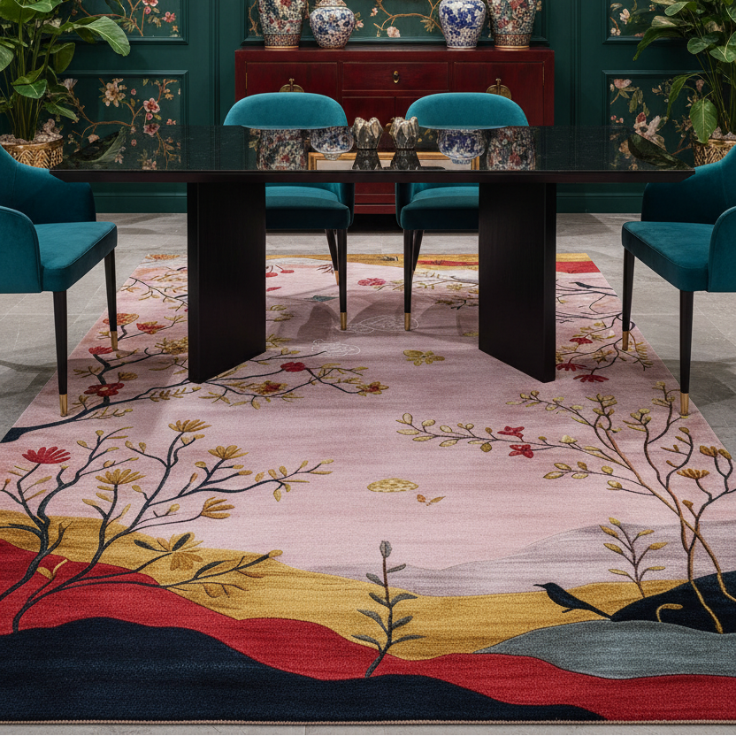 Mystic Valley Bloom Hand Tufted Rug