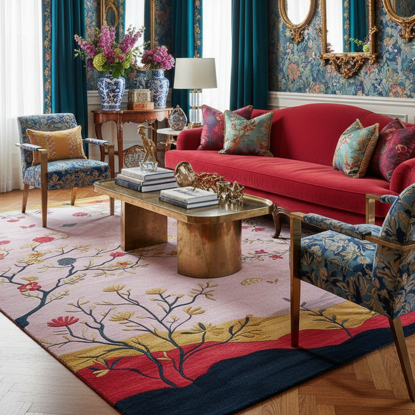 Mystic Valley Bloom Hand Tufted Rug