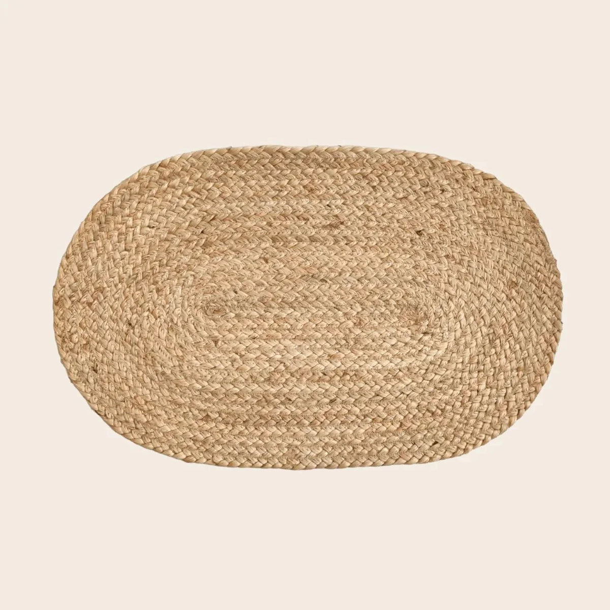 Natural Oval Jute Rug