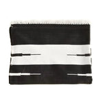 Natural Vegetable Dyed Indian Dhurrie Reversible Cotton Rug - Black
