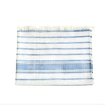 Natural Vegetable Dyed Indian Dhurrie Reversible Cotton Rug - Light Indigo