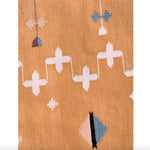 Natural Vegetable Dyed Indian Dhurrie Reversible Cotton Rug - Mustard