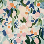 This vibrant area rug features an abstract floral design with bold colors of pink, green, blue, and orange. Perfect as a contemporary rug, this wool rug adds a splash of color and style to any living room.