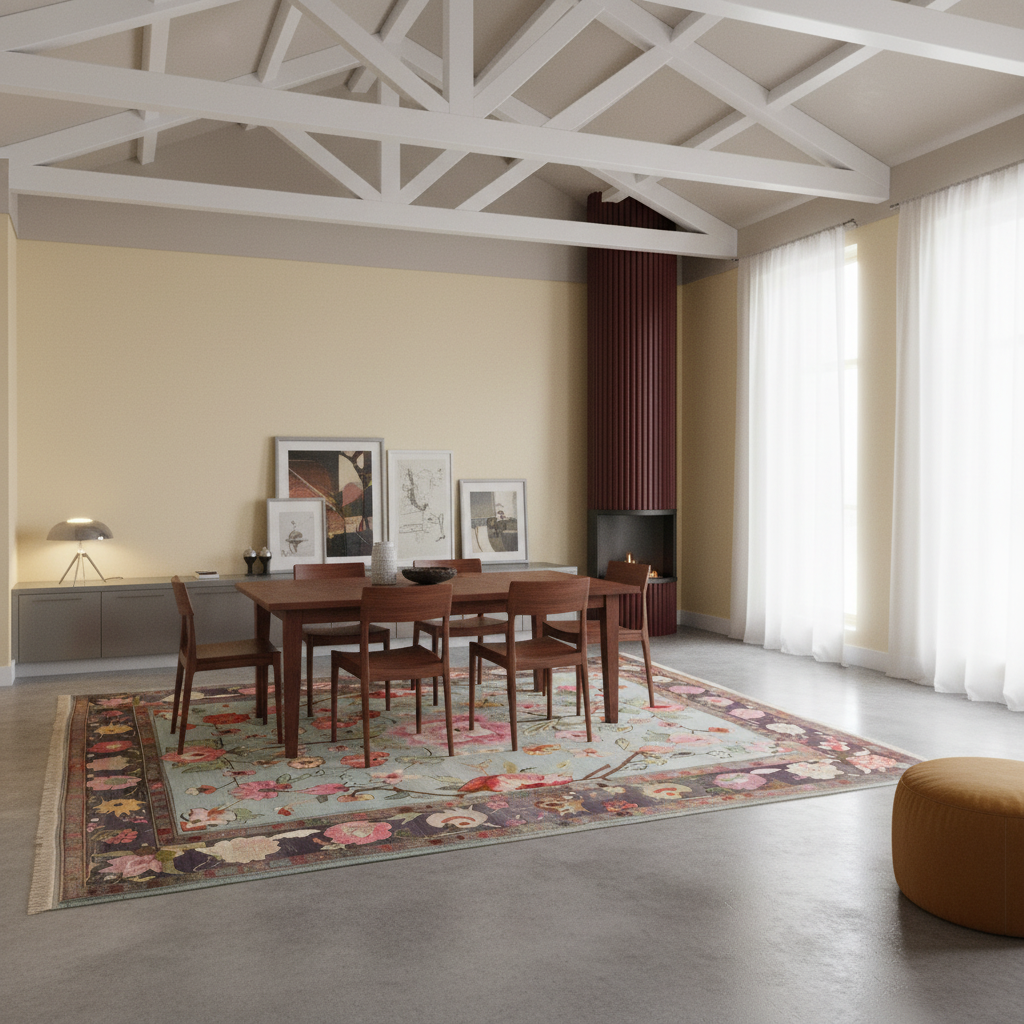 Nature's Elegance Hand Knotted Area Rug