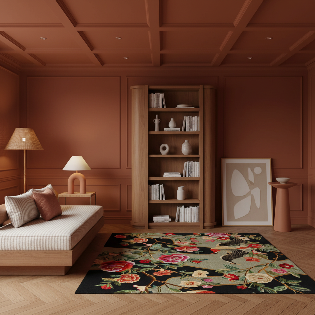 Nature’s Melody Hand Tufted Wool Rug