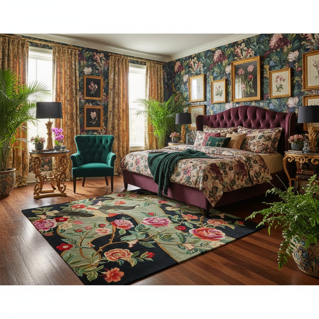 Nature’s Melody Hand Tufted Wool Rug