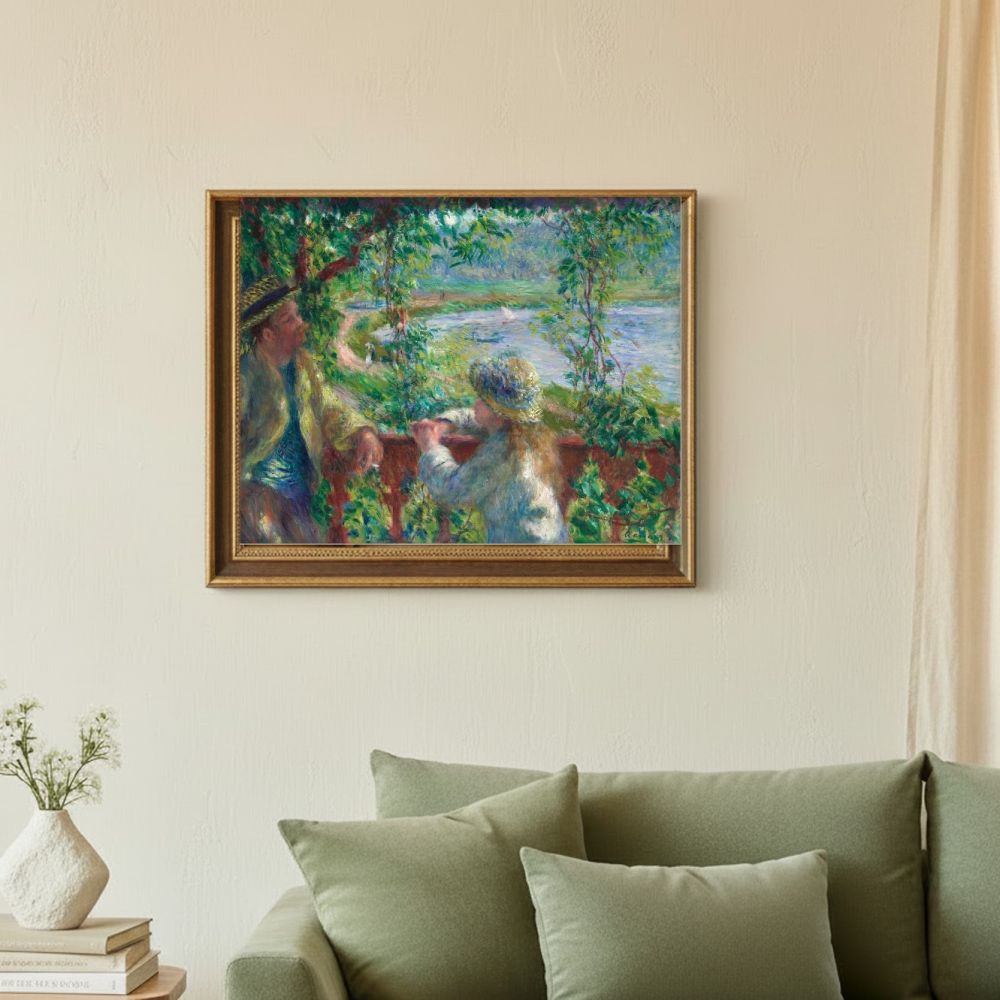 Framed room mockup - sage