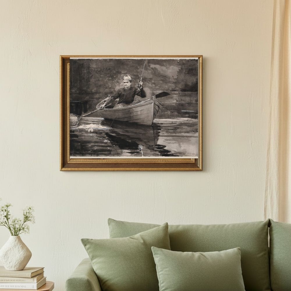 Framed room mockup - sage
