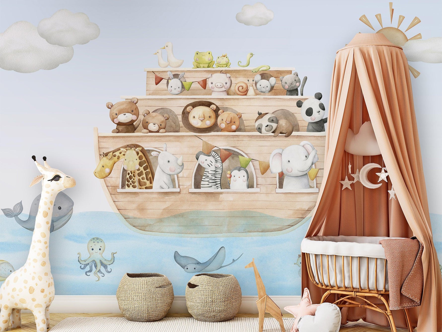 Noah_s Journey Wallpaper Mural