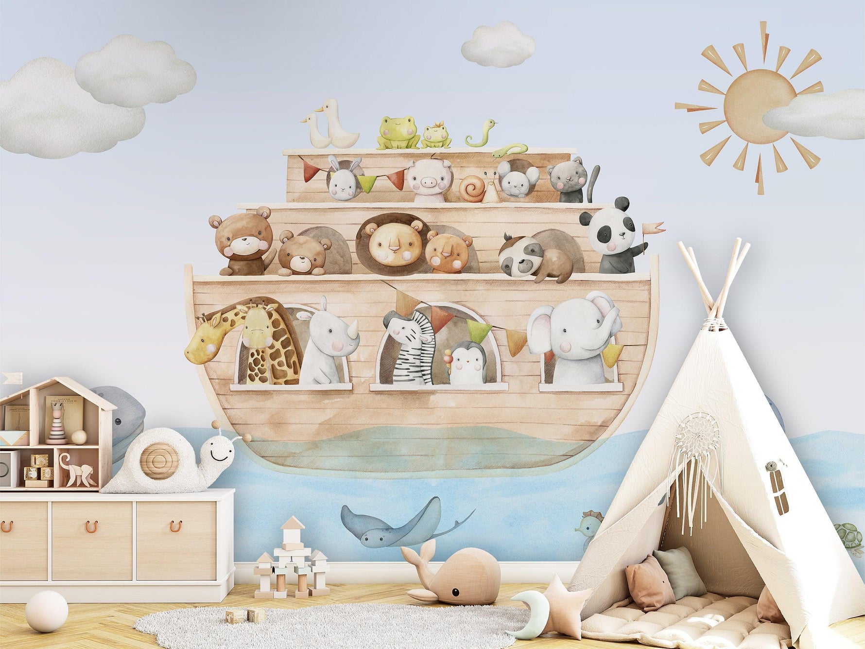 Noah_s Journey Wallpaper Mural